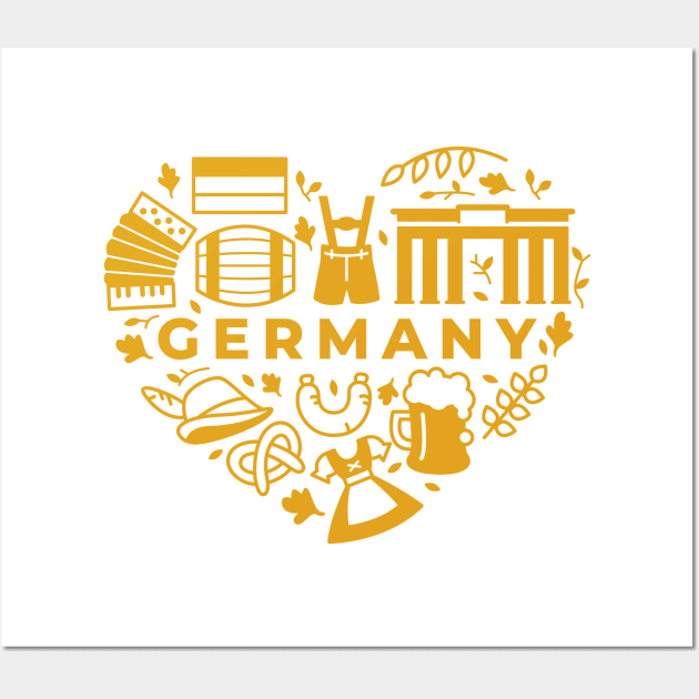 Germany Wall Art by SunburstGeo